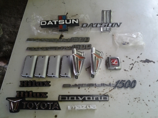 JOECLASSIC  ขายโลโก้DATSUN  MAZDA  และอื่นๆมากมายสนใจโทรด่วน..