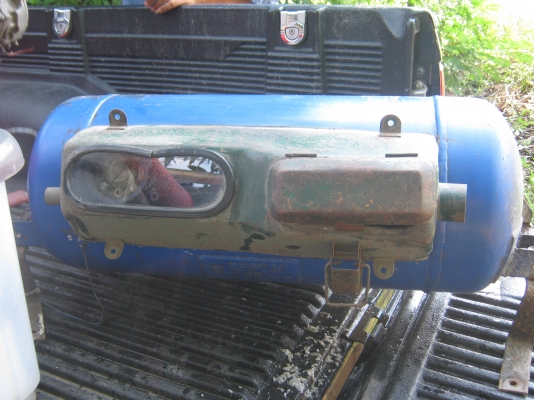 ขายถังแก๊สถอดมาจากแท็กซี่พร้อมหม้อต้มใช้งานได้