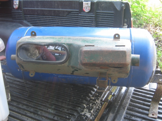 ขายถังแก๊สถอดมาจากแท็กซี่พร้อมหม้อต้มใช้งานได้