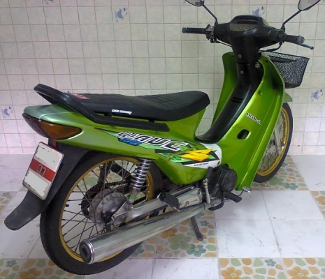ขาย Honda Wave 100cc สีเขียว จดทะเบียนปี40  พรบ.หมด พ.ย.55