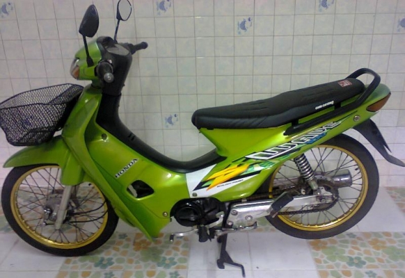 ขาย Honda Wave 100cc สีเขียว จดทะเบียนปี40  พรบ.หมด พ.ย.55