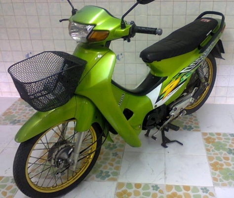 ขาย Honda Wave 100cc สีเขียว จดทะเบียนปี40  พรบ.หมด พ.ย.55