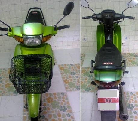 ขาย Honda Wave 100cc สีเขียว จดทะเบียนปี40  พรบ.หมด พ.ย.55