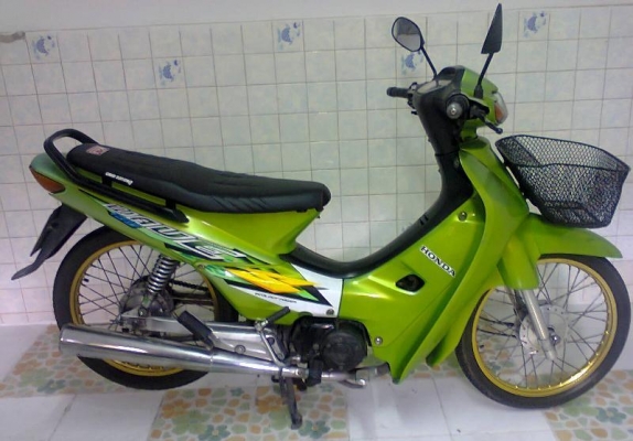 ขาย Honda Wave 100cc สีเขียว จดทะเบียนปี40  พรบ.หมด พ.ย.55