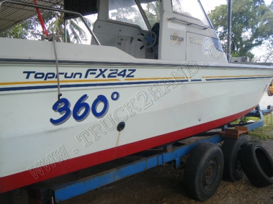 เรือสปีดโบ๊ท ยี่ห้อ YANMAR รุ่น CUSTOM/TOPRUN FX24Z เรือสปีดโบ๊ท ยี่ห้อ YANMAR รุ่น CUSTOM/TOPRUN FX24Z