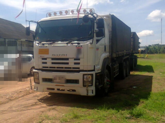 ISUZU  FXZ360 ปี 54  พ่วงดั้ม 22 ล้อ พร้อมขายค่ะ