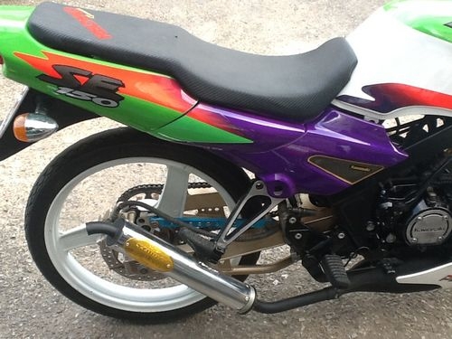 KR150SEเสื้อทองอาร์มกลับชุดสีครบสภาพสวยกริ้บเครื่องดีพร้อมใช้งาน0861030887