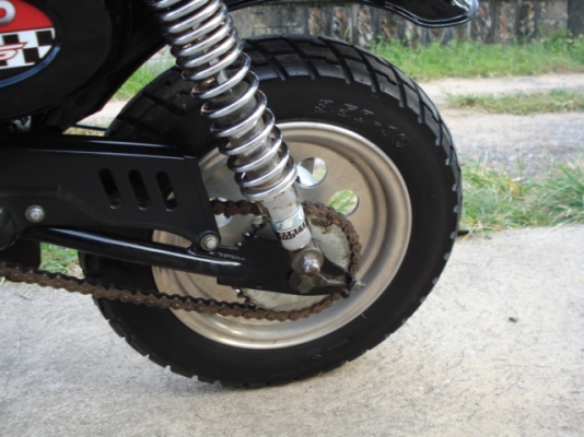 (มั้งกี้)สีดำ สตาเลียนMini Mo Mo Scott ออโต้คลัตช์รถมีทะเบียน