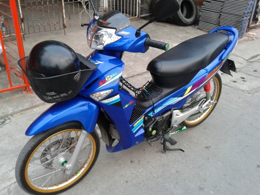 ขาย WAVE125i ปี47 เครื่องหัวฉีด สตาร์ทมือ สภาพสวย ดูแลรักษาอย่างดี แต่งภายนอกนิดหน่อย ล้อDiDขอบ17กว้าง1.4 พรบ+ภาษีไม่ขาด เอกสารครบ สนใจโทร 0875533323 เดี่ยวโมบาย