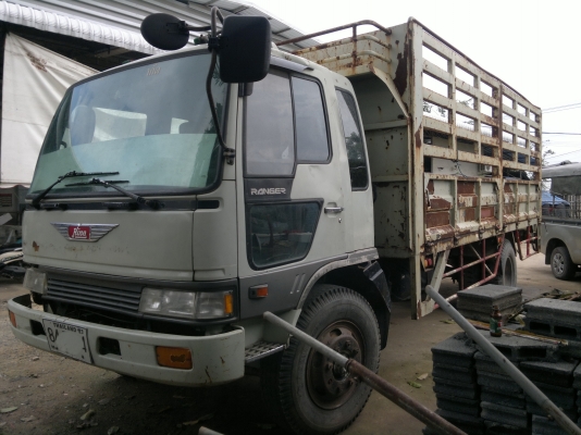 ขายรถ 6 ล้อ กระบะคอกเกษตรไม่ดั้ม HINO FE-173 วางหัวสิงไฮเท็ก รถพร้อมใช้ สนใจรีบจองด่วน