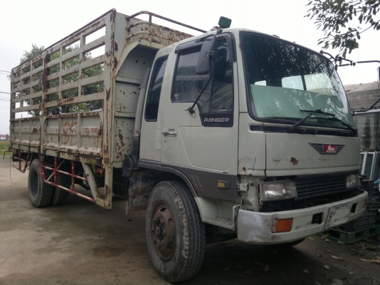 ขายรถ 6 ล้อ กระบะคอกเกษตรไม่ดั้ม HINO FE-173 วางหัวสิงไฮเท็ก รถพร้อมใช้ สนใจรีบจองด่วน