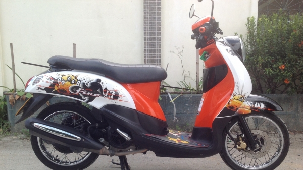 (ขายเเล้วครับส่งทางไปรษณีย์)ขายFinoสีส้มขาวราคา21900฿