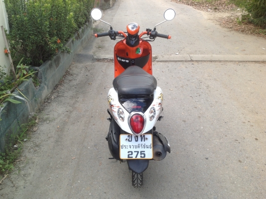 (ขายเเล้วครับส่งทางไปรษณีย์)ขายFinoสีส้มขาวราคา21900฿