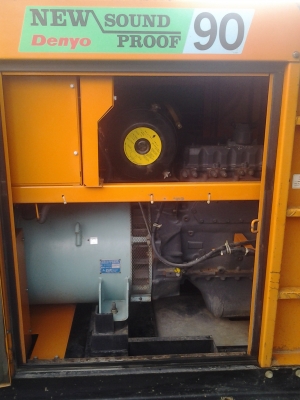ขายเครื่องปั่นไฟ Denyo 90 Kva สภาพนำเข้าจากญี่ปุ่น