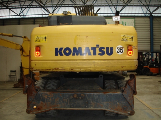 Komatsu PW200-7K นำเข้าจากอังกฤษ สภาพสวยมาก ราคาไม่แพงครับ