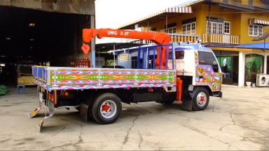 ขายหกล้อ มิตซู แครนเตอร์ รถสภาบใหม่ ป้ายแดง ติดเครนเก่าญี่ปุ่น    ninsai 2.5 v T แท้ รถห้างไทย ปี39 หัวเดิมห้าง