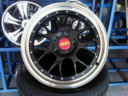 ล้อแมกซ์ BBS ของใหม่ 5 รู ขอบ 17" ทั้งชุด 4 วง ราคา 12900