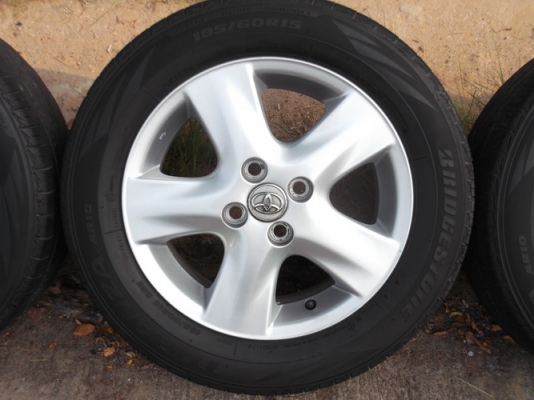 ล้อ15Vios + ยาง Bridgestone 195/60/15
