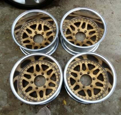 ขายล้อ 2 ชิ้นแท้ Bridgestone ขอบ 15x8 ใส่ 6 รูกระบะ กลับออฟเซตได้ ลึกๆ 6 นิ้ว!!!