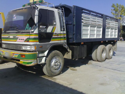 ขายรถบรรทุกสิบล้อดั๊มพ์ HINO 3M ดั๊มพ์เหล็ก พร้อมระบบลากพ่วง ทะเบียนพร้อมโอน