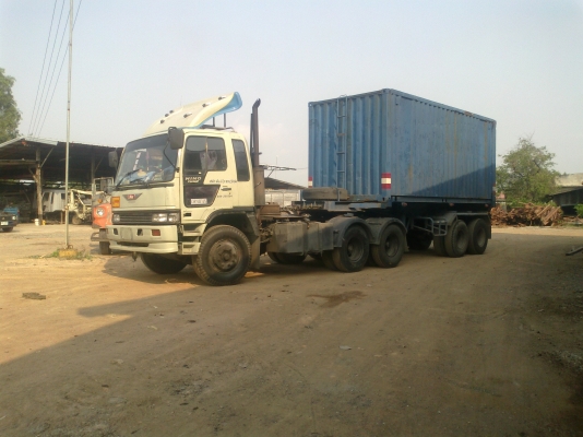 ขายด่วนรถบรรทุกหัวลากพร้อมหาง  HINO FM3M 2 เพลา