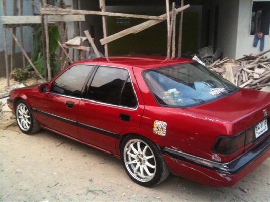 1988 HONDA, ACCORD 2.0 EX โฉม ปี 87-91 สีแดง  ติดแก๊ส LPG ทะเบียน กรุงเทพฯ