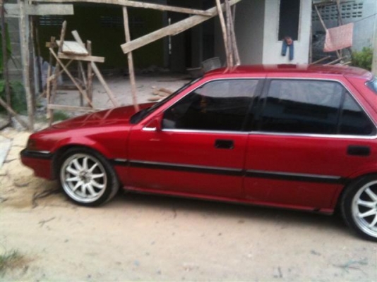 1988 HONDA, ACCORD 2.0 EX โฉม ปี 87-91 สีแดง  ติดแก๊ส LPG ทะเบียน กรุงเทพฯ