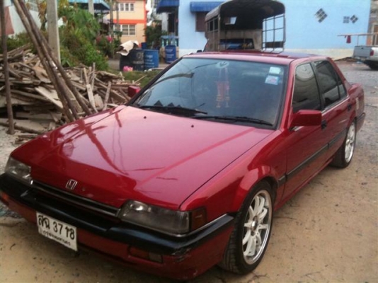 1988 HONDA, ACCORD 2.0 EX โฉม ปี 87-91 สีแดง  ติดแก๊ส LPG ทะเบียน กรุงเทพฯ
