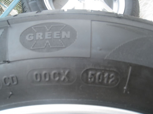 ขายล้อแม็ก Honda brio 14"x5" 4 รู100 et50 +ยางปี 5012 (081-3747940)