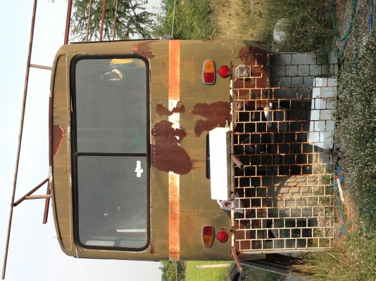 โครงรถบัส ทหารยาว8.80