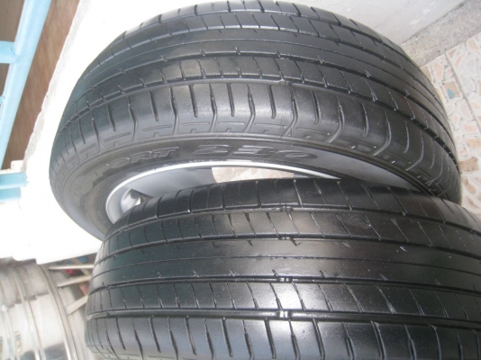 ขายล้อแม็กเดิม Toyota vios 15"x5.5" 4รู100 et45 +ยางปี 11 (081-3747940)