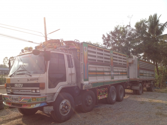 ขายรถพ่วง20ล้อดั๊มเกษตรซุ่นชัย อีซูสุ 260 แรงม้า สภาพสวย