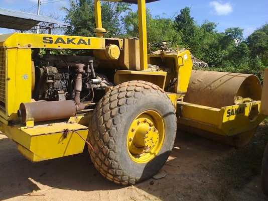 รถบดเพลาเดียว SAKAI SV91 เครื่อง6BF1  พร้อมใช้