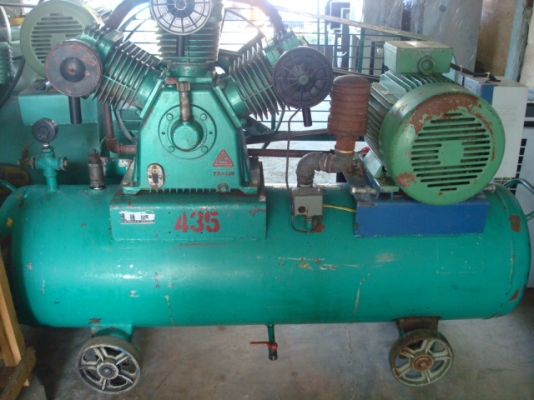ปั๊มลมลูกสูบ15Hp FUSHENG TA 120 ถัง300ลิตร พร้อมใช้งาน