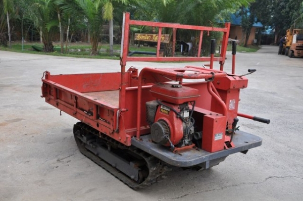 รถบรรทุกตีนตะขาบดัมพ์ได้ ยี่ห้อ KUBOTA เครื่องยนต์เบนซิน5cแรง มี3เกียร์