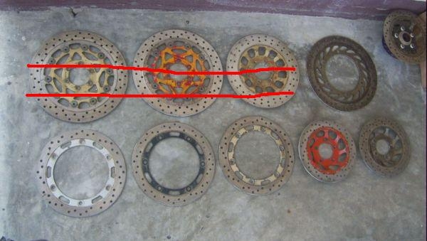 ขาย จานเบรคหน้า หลายรุ่น ครับ