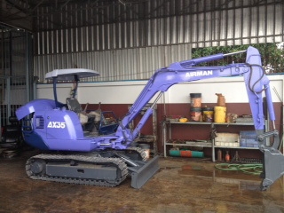 แบคโฮเพิ่งเข้าจากญี่ปุ่น!! รถขุด รถดัน AIRMAN-AX35 มือสองญี่ปุ่นแท้ สภาพดี ทำสีแล้ว รถพร้อมใช้ ราคาคุยกันได้ มีบริการขนส่ง