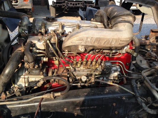 ขาย6ล้อ ดั้มดินHINO FF 195แรง ยาง900(รถห้าง)