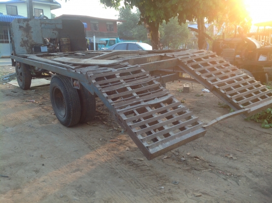 -ขาย 80.000ขาย 6 ล้อเทรนเลอร์ บรรทุกแบคโครPC- 80