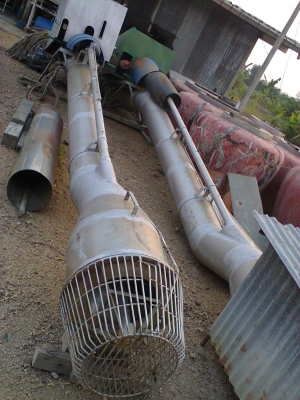 เครื่องสูบน้ำ6สูบISUZU-6BFท่อหน้า14-15นิ้วยาว4วาครับมีเกียร์ทดพร้อมใช้งานสภาพเหมือนใหม่ครับใช้งานน้อยมากแค่ปีเดียวครับสแตนเลสทั้งเส้น