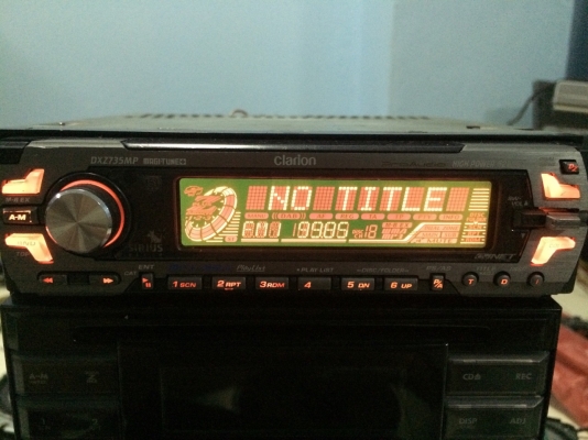 Clarion DXZ735MP 24Bit 4V MP3 CD FMคลื่นไทย AUX ปรีเอ้า3ชุด ไฟ7สี มือ2 Clarion DXZ735MP 24Bit 4V MP3 CD FMคลื่นไทย AUX ปรีเอ้า3ชุด ไฟ7สี มือ2