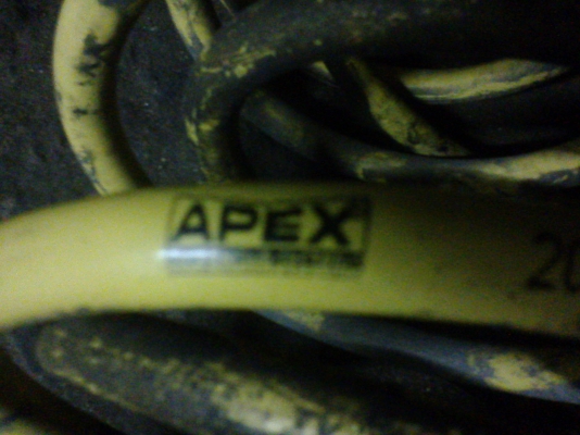 สปริงโช๊ค APEX แท้(สีเหลือง) สภาพสวย ใส่รถ BMW 525i ใช้กับโช๊คเดิมๆได้เลย ขาย 3,000