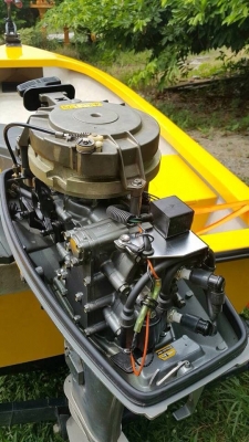 ขายเรือตกปลา 12ฟุต เครื่อง 15' แรงพร้อมเทเลอร์ อุปกรณ์ครบ พร้อมลงน้ำ