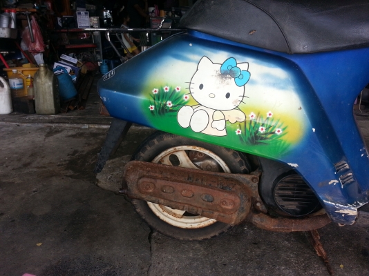 รถป๊อป Honda tact 50 พร้อมใช้งาน