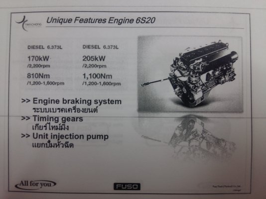 NEW FUSO หัวลาก 280 แรงม้า