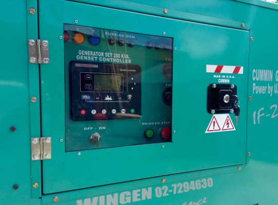 Generator CUMMINS 200 kva.รับประกัน 18 เดือน