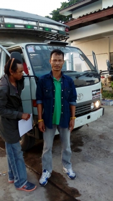 รถบรรทุก 6 ล้อ TOYOTA  รุ่น DYNA เครื่อง 4 สูบ  115 แรง คัชซี BU 141 น๊อต 5 ตัว