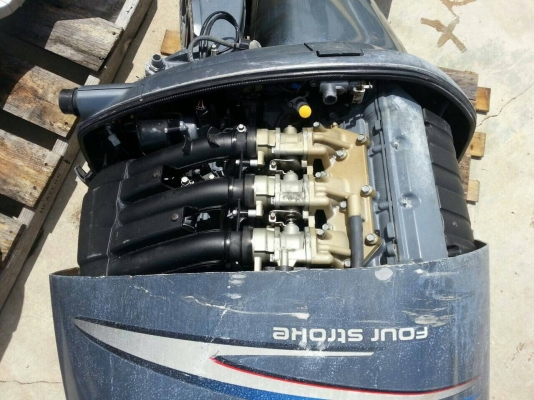 เครื่อง Yamaha 4 Stroke 200hp ปี06 สภาพเดิมๆจากสหรัฐอเมริกา นำเข้าจากสหรัฐอเมริกา