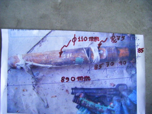 สากหัวสกัดคอนกรีตแบคโฮ