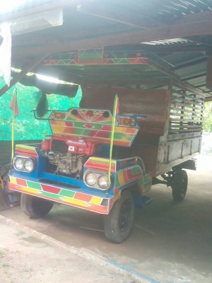 ขายอีแต๋น4ล้อบรรทุก สภาพพร้อมใช้งานเครื่องดี kubota110